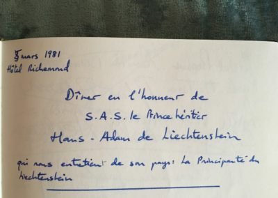 En feuilletant les livres d’or du Cercle